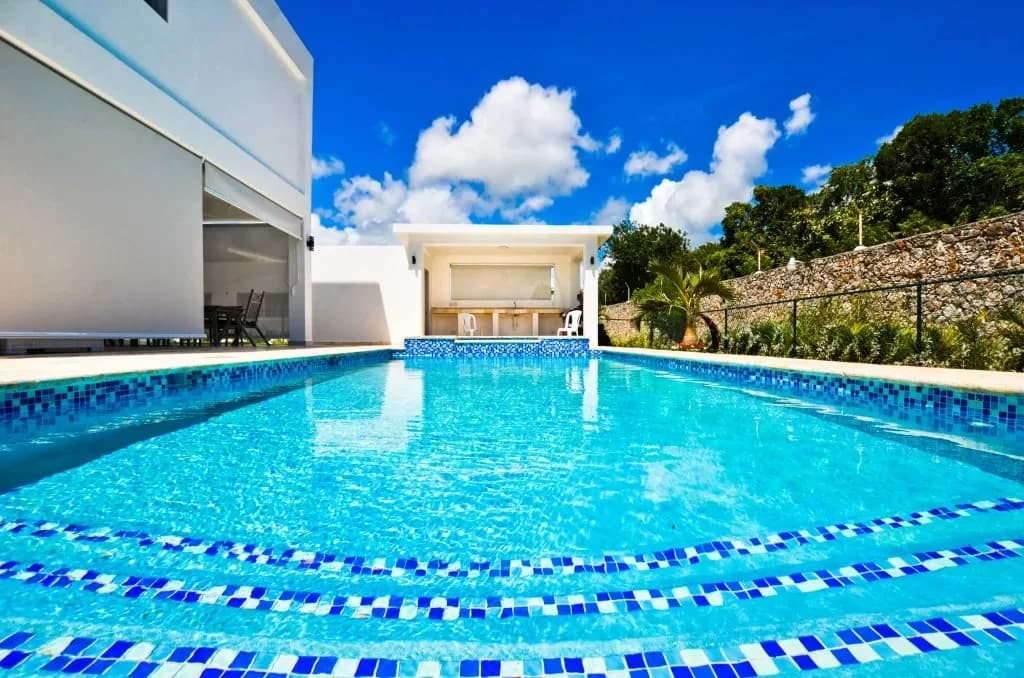 Private pool at Vista Cana villa