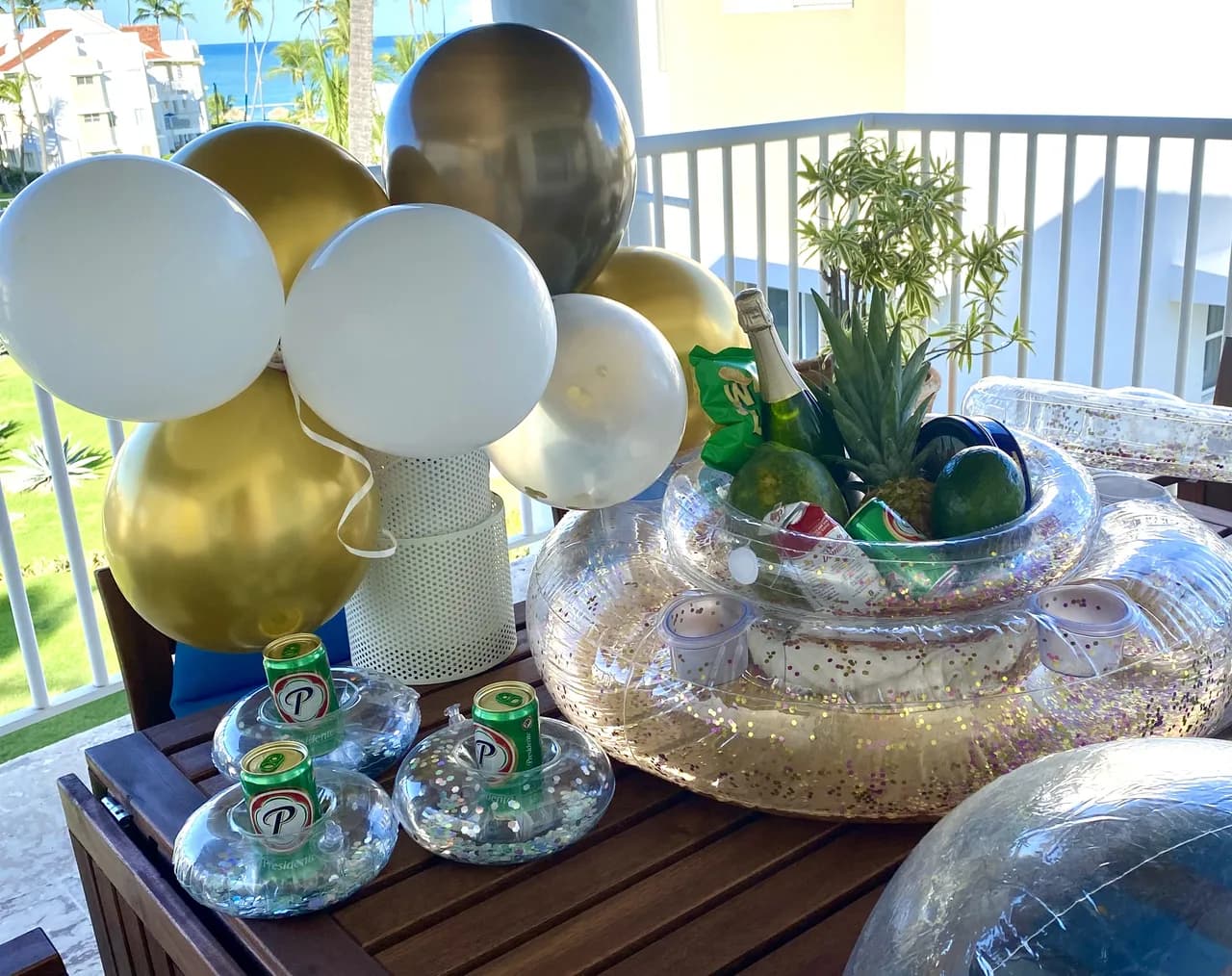 Special occasion decoration in a Caribbean Jewels vacation rental